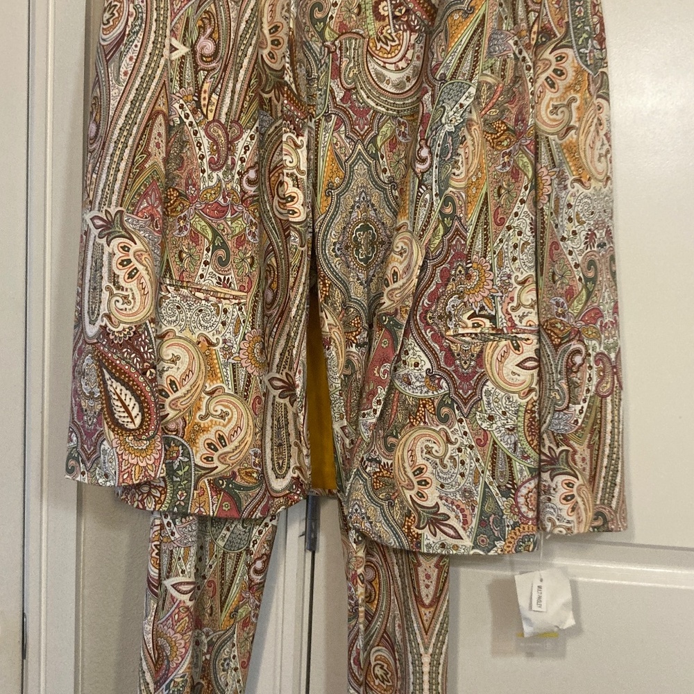 Paisley pants suit by INSIGHT